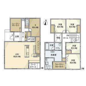 4LDK 間取り図