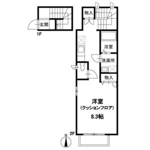 ワンルーム 間取り図