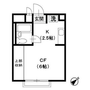 ワンルーム 間取り図