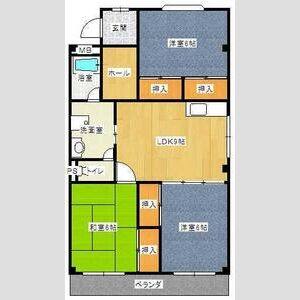 3LDK 間取り図