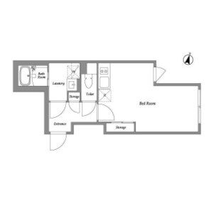 ワンルーム 間取り図