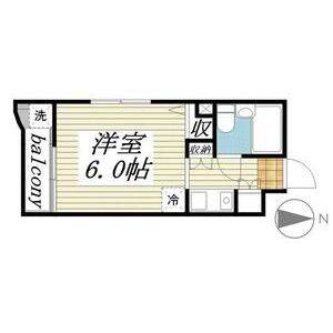 ワンルーム 間取り図
