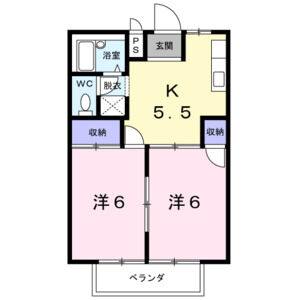 2K 間取り図