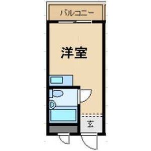 ワンルーム 間取り図