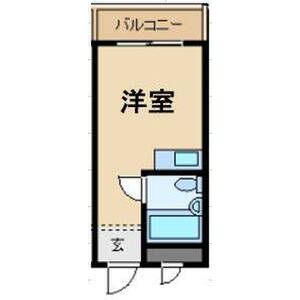 ワンルーム 間取り図