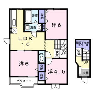 3LDK 間取り図