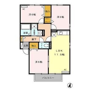 3LDK 間取り図