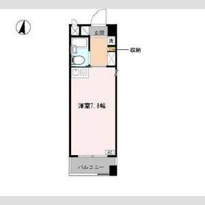 ワンルーム 間取り図