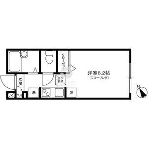 ワンルーム 間取り図
