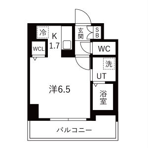 ワンルーム 間取り図