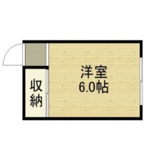 ワンルーム 間取り図