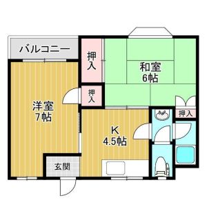 2K 間取り図