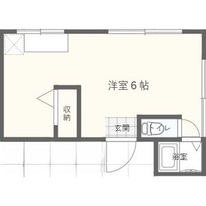 ワンルーム 間取り図