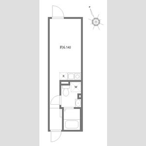 ワンルーム 間取り図