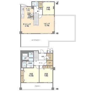 3LDK 間取り図