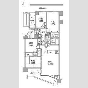 4LDK 間取り図