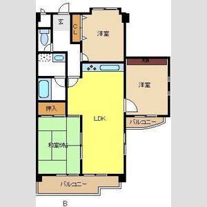 3LDK 間取り図