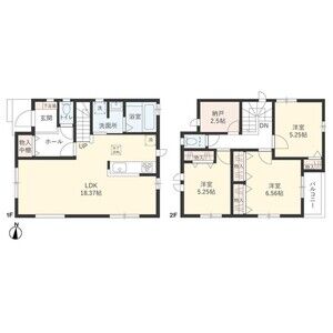 3LDK 間取り図