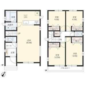 4LDK 間取り図