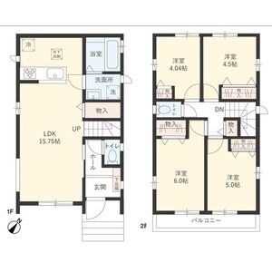 4LDK 間取り図