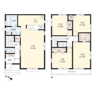 4LDK 間取り図