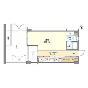 ワンルーム 間取り図