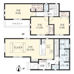 3LDK 間取り図