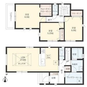 3LDK 間取り図