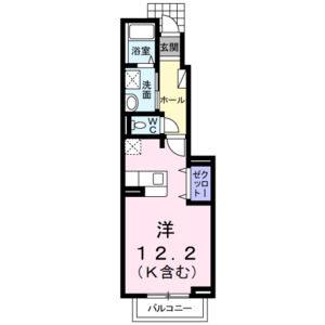 ワンルーム 間取り図