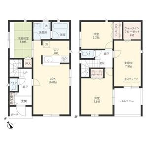 4LDK 間取り図