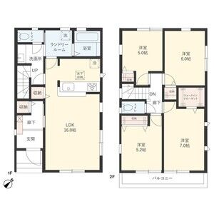 4LDK 間取り図