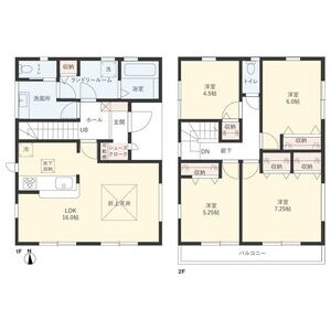 4LDK 間取り図