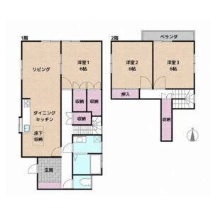 3LDK 間取り図
