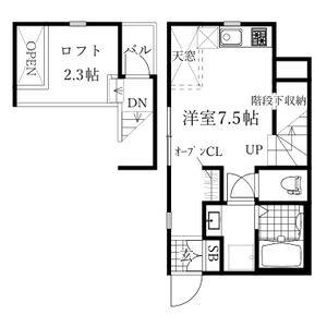 ワンルーム 間取り図