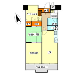 3LDK 間取り図
