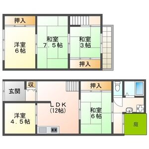4LDK 間取り図