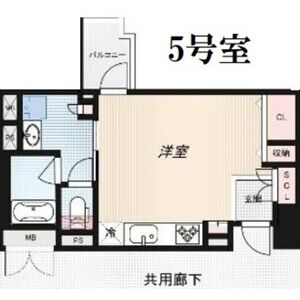 ワンルーム 間取り図