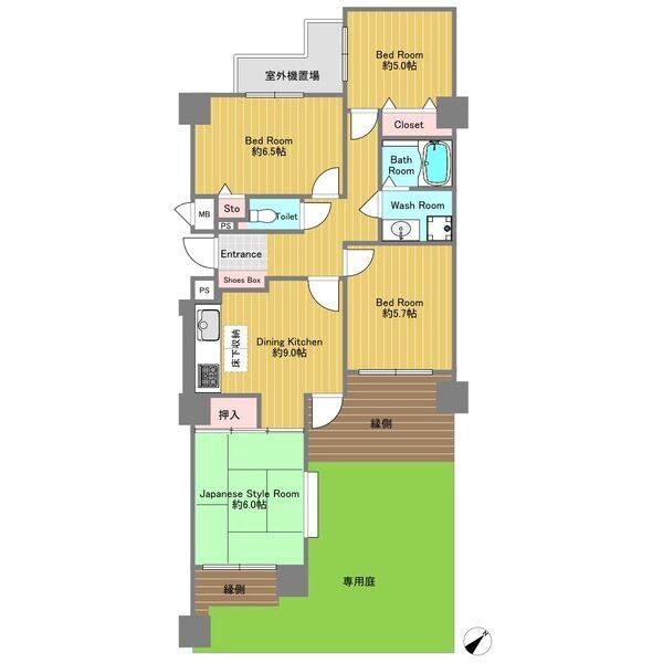 名古屋市名東区文教台二丁目分譲賃貸マンション 建物画像