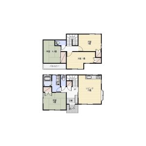 4LDK 間取り図