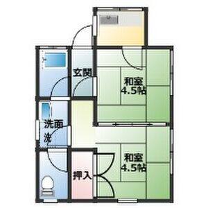 2K 間取り図