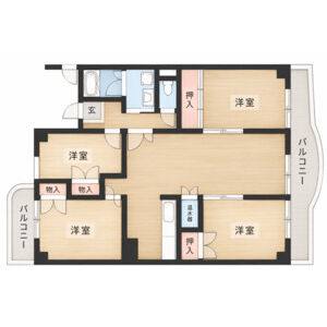 4LDK 間取り図