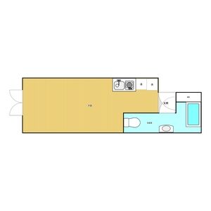 ワンルーム 間取り図