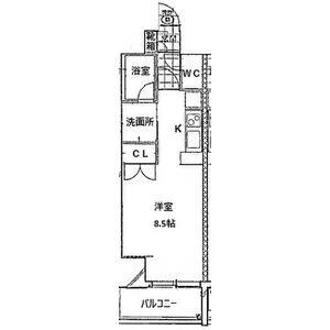 ワンルーム 間取り図