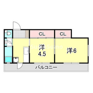 2K 間取り図