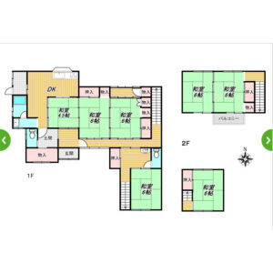 6LDK 間取り図