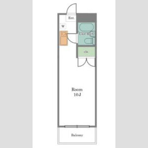 ワンルーム 間取り図