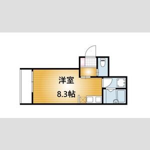 ワンルーム 間取り図