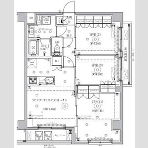 3LDK 間取り図