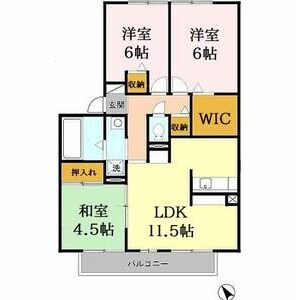 3LDK 間取り図