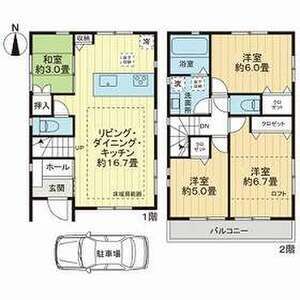 4LDK 間取り図